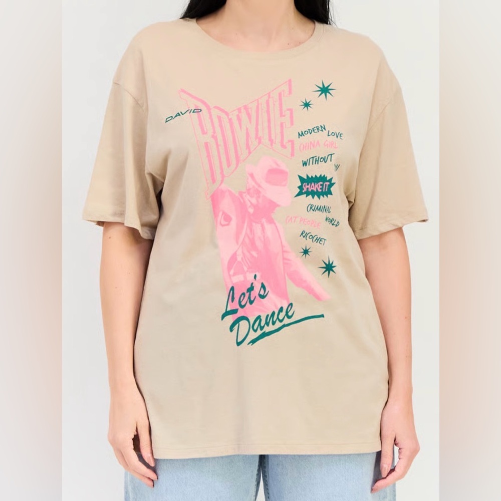DAVID BOWIE Let's Dance graphic tee